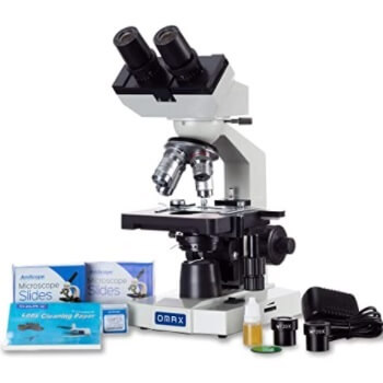OMAX 40X-2000X LED Binocular Compound Lab Microscope