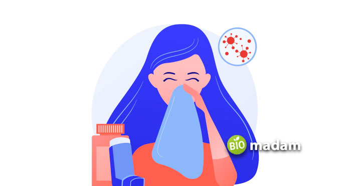 girl-sneezing-vector-image