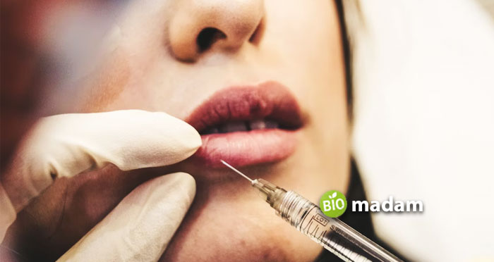 person-hand-holding-injection-in-near-on-woman-lips