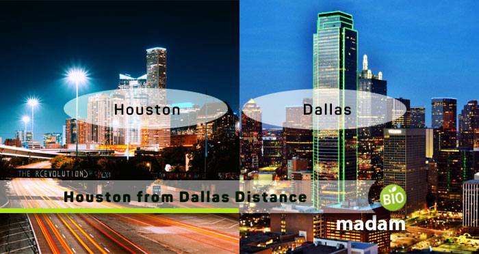 Houston-from-Dallas-Distance