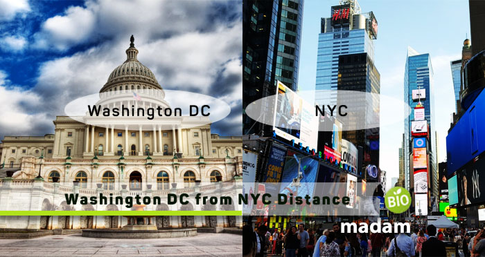 Washington-DC from-NYC-Distance