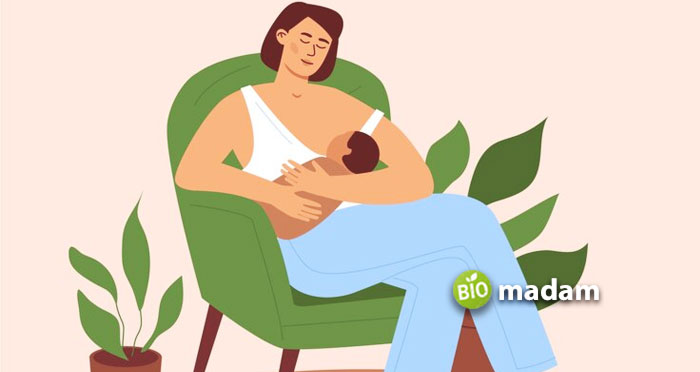 woman-sit-a-Breastfeeding-Chair